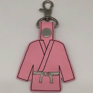 Pink Gi Key Fob Bag Tag